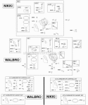 Walbro Nikki Carburetors Carburetor Gasket Sets Diagram and Parts List for 28D707-0123-01  Briggs and Stratton Engine